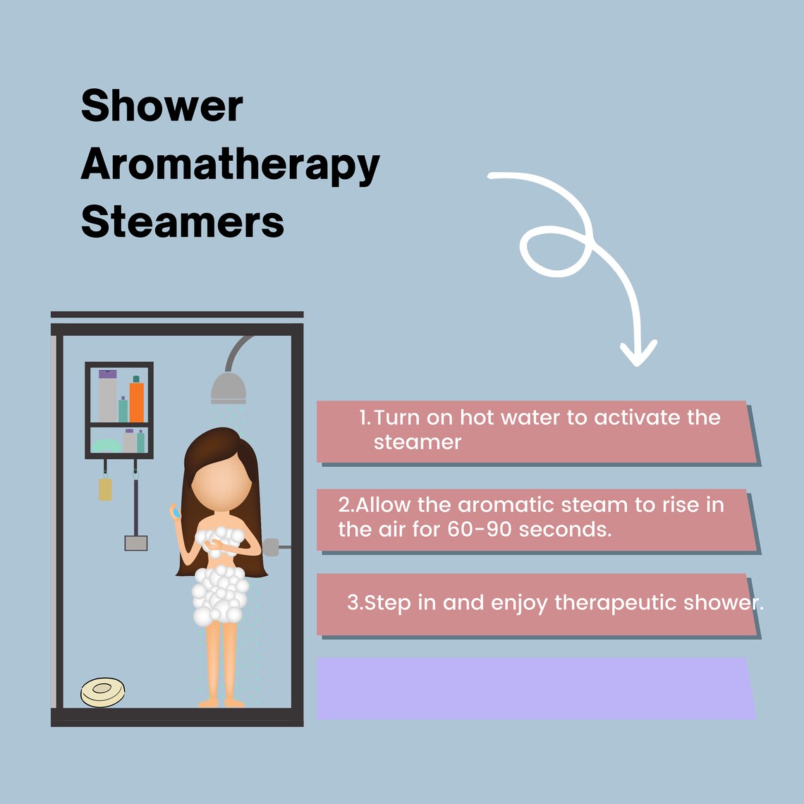 Aromatherapy Shower Steamers - Variety Pack Of 9 Shower Bombs with Essential Oils