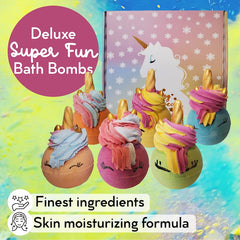 Unicorn Magic bath bombs (set of 6 - 6.7 oz each)