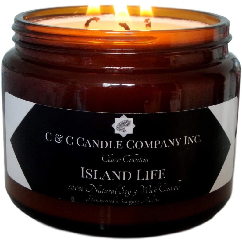 Luxury Aromatherapy Signature Collection Candles 16oz 3-wick/115-120 h Burning time,Canadian Made - Hand Poured by C & C Candle Company Inc.