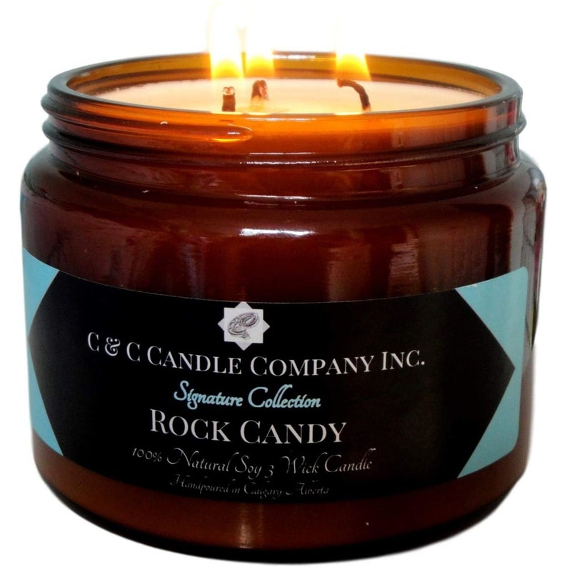 Luxury Aromatherapy Signature Collection Candles 16oz 3-wick/115-120 h Burning time,Canadian Made - Hand Poured by C & C Candle Company Inc.